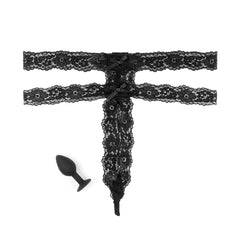 Plug Anal Hookup Panties Crotchless Secret Gem- XL-XXL - Cake Sex Shop 2