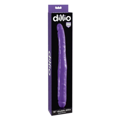 Dildo Dillio Double Dong 16'' Purple - Cake Sex Shop
