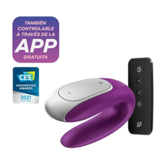 Vibrador Double Fun Satisfyer - Cake Sex Shop