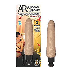 Dildo Always Ready 6" Slippery Smooth Dong #2-Flesh - Cake Sex Shop