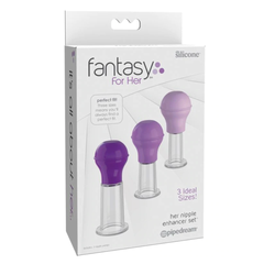 Pezonera Fantasy For Her Nipple Pump Set - Cake Sex Shop