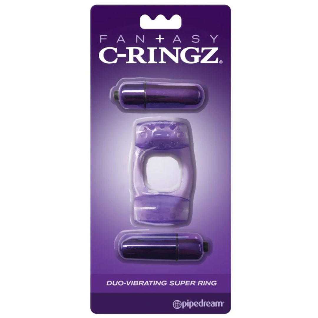Anillo Fantasy C-Ringz Duo-Vibrating Super Ring - Cake Sex Shop