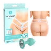 Plug Anal Hookup Panties Crotchless Secret Gem - Fits Size XL-XXL - Cake Sex Shop