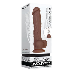 Dildo Evolved Big Shot Dark - 20 cm - Cake Sex Shop