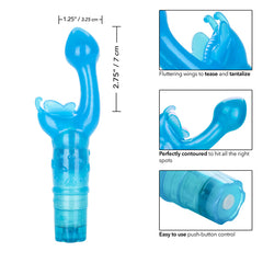 Vibrador Butterfly Kiss - Blue - Cake Sex Shop 2
