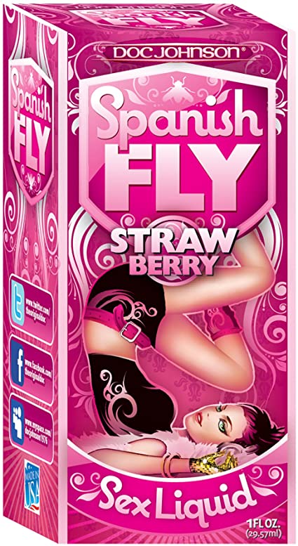 Estimulador Spanish Fly Sex Drops Strawberry Pink - Cake Sex Shop