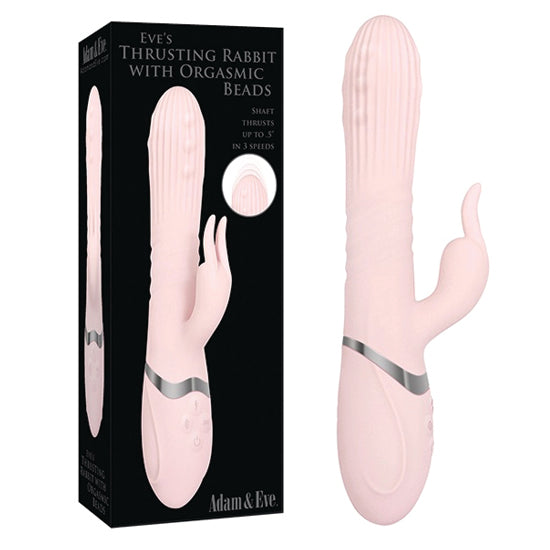 Vibrador Eves Thrusting Rabbit With Orgasmic Beads - Cake Sex Shop