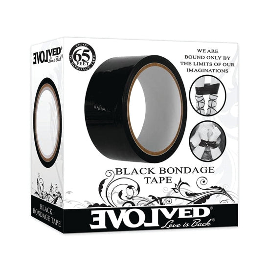 Cinta Bondage Tape Black 65' - Cake Sex Shop