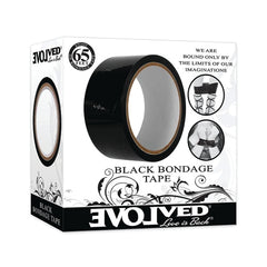 Cinta Bondage Tape Black 65' - Cake Sex Shop