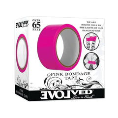 Cinta Bondage Tape Pink, 65' - Cake Sex Shop