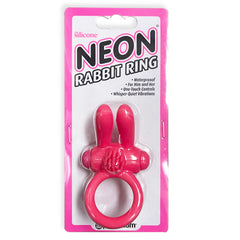 Anillo Neon Rabbit Ring - Pink/White - Cake Sex Shop