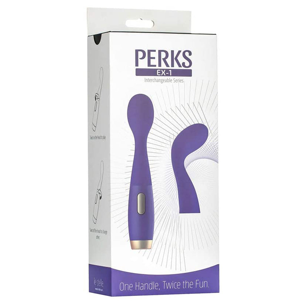 Vibrador Perks Ex-1 Clitoral Stimulating Wand And G-Spot - Cake Sex Shop