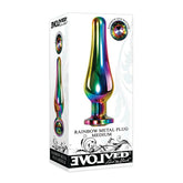 Plug Anal Rainbow Metal Plug Medium - Cake Sex Shop