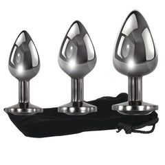 Set Anal Gem Black Anal Plug - Cake Sex Shop 2