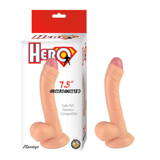 Dildo Hero 7.5" Uncircumcised - Cake Sex Shop