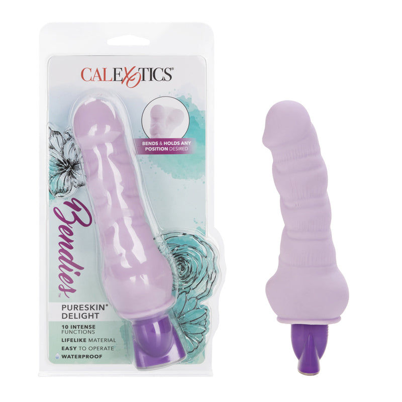 Vibrador Bendies Pure Skin Delight - Purple - Cake Sex Shop