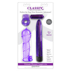 Set Classix Ultimate Pleasure Couples Kit - Purple - Cake Sex Shop