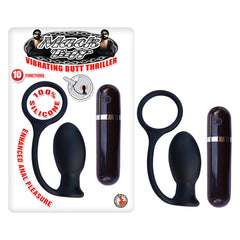 Plug Mack Tuff Vibrating Butt Thriller – Black - Cake Sex Shop