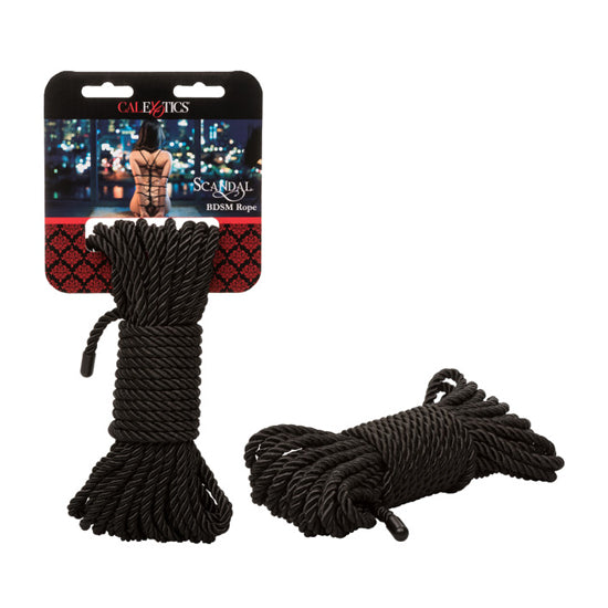 Cuerda Scandal Bdsm Rope 10M-Black - Cake Sex Shop