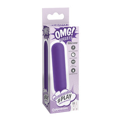 Vibrador OMG! Bullets #Play Rechargeable Bullet – Purple - Cake Sex Shop