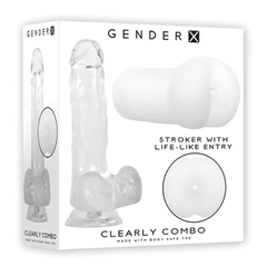 Set Gender X Clearly Combo - 7" Clear - Cake Sex Shop