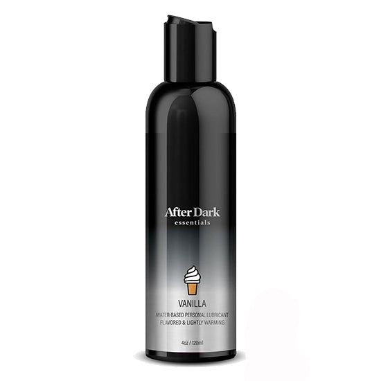 Lubricante After Dark Essentials Water Lube Vanilla 4 oz - Cake Sex Shop