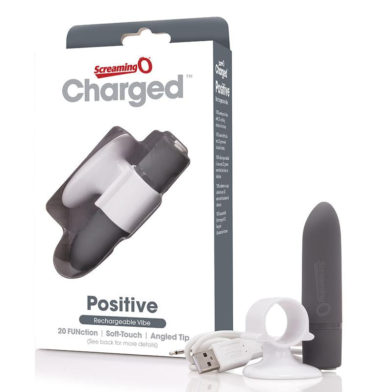 Vibrador Charged Positive Vibe Grey - Cake Sex Shop