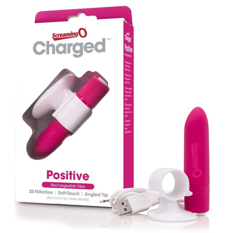 Vibrador Charged Positive Vibe Strawberry - Cake Sex Shop