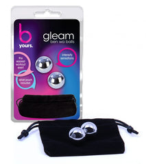 Kegel B Yours Gleam Stainless Steel Kegel Balls - Cake Sex Shop