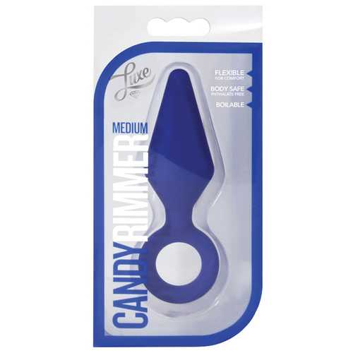 Plug Anal Luxe - Candy Rimmer - Medium - Indigo - Cake Sex Shop