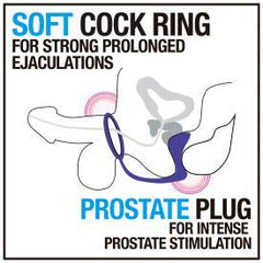 Anillo para Pene Cock Ring Plug de Blush Performance - Cake Sex Shop 2 3 4