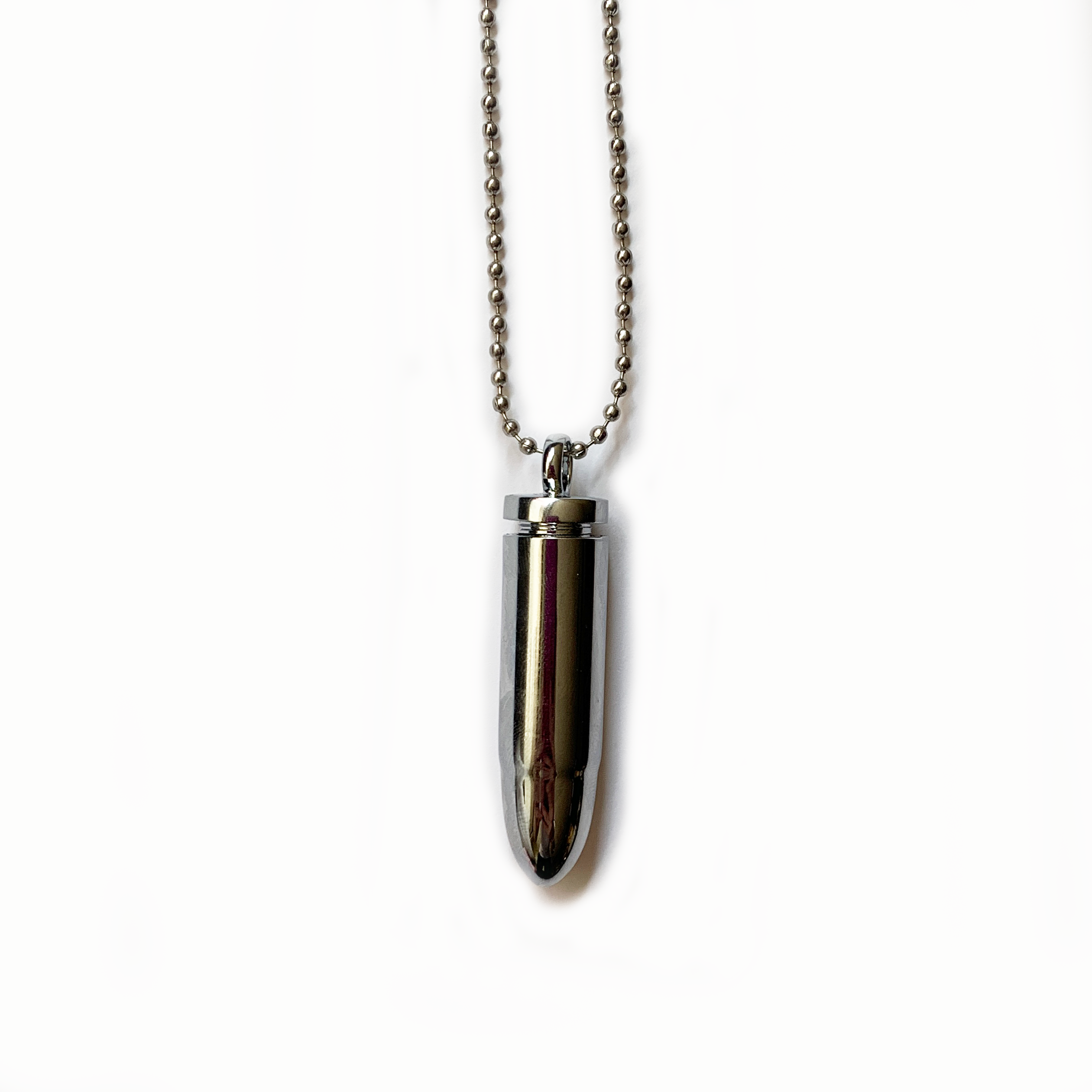 Cadena Dije Cake Vibrating Bullet Necklace Silver - Cake Sex Shop