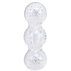Masturbador Wet Dreams-Big Balls Stroker-Clear - Cake Sex Shop