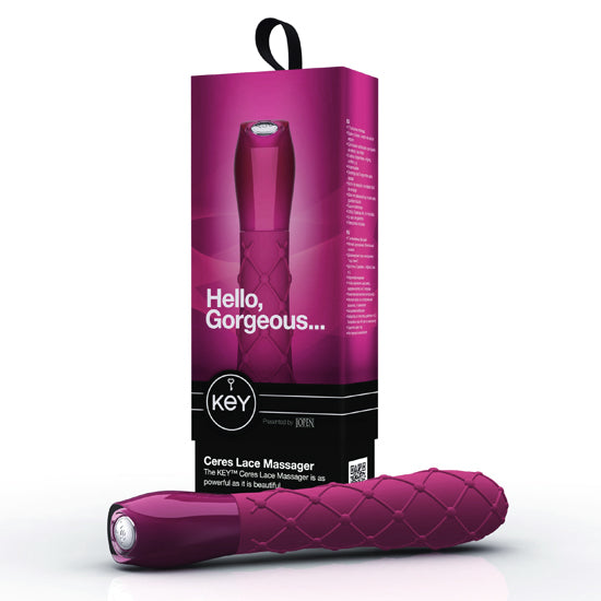 Vibrador Cares Lace Massager Pink - Cake Sex Shop