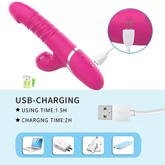 Vibrador Suction Orgasm Rabbit - Cake Sex Shop 2