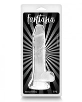Dildo Fantasia - Ballsy 6.5" - Clear - Cake Sex Shop