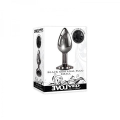 Plug Gem Black Anal Plug Medium - Cake Sex Shop