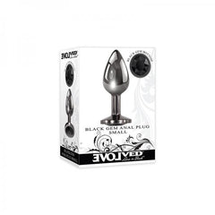 Plug Gem Black Anal Plug Small - Cake Sex Shop