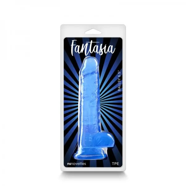 Dildo Fantasia - Ballsy 6.5" - Blue - Cake Sex Shop