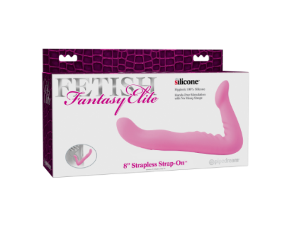 Dildo Fetish Fantasy Elite - 20 cm Strapless Strap-On-Pink - Cake Sex Shop