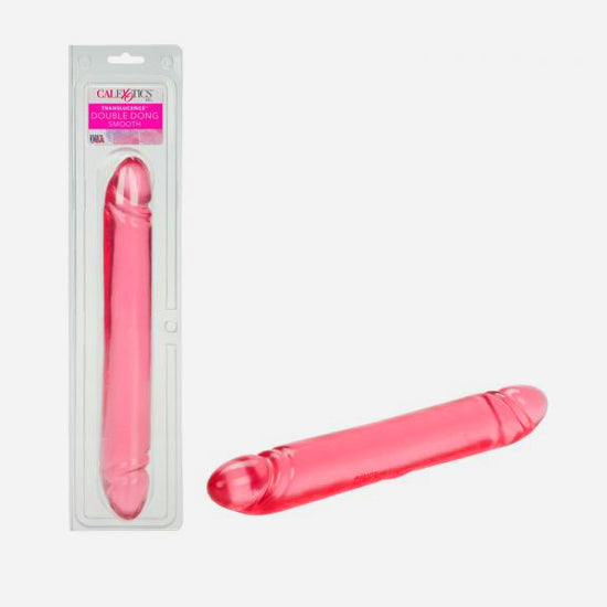 Dildo Smooth Double Dong 12" - Pink - Cake Sex Shop
