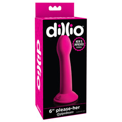 Dildo Dillio 6" Please Her pink - Cake Sex Shop