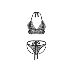 Conjunto Bralette Peek A Boo Bralette Set, Black - Cake Sex Shop 2 3