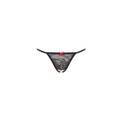 Panty Crotchless Panty, Black - Cake Sex Shop 2 3 4