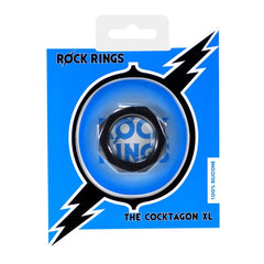 Anillo Rock Rings Cocktagon XL Black - Cake Sex Shop