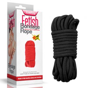 Cuerda Fetish Bondage Rope 10 mts - Black - Cake Sex Shop