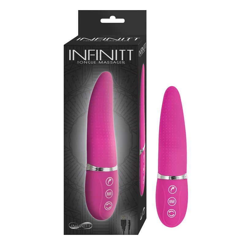 Estimulador Infinitt Tongue Massager-Pink - Cake Sex Shop