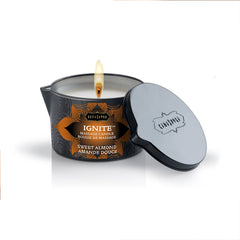 Vela Ignite Mássage Candle Sweet Almond de Kamasutra - Cake Sex Shop