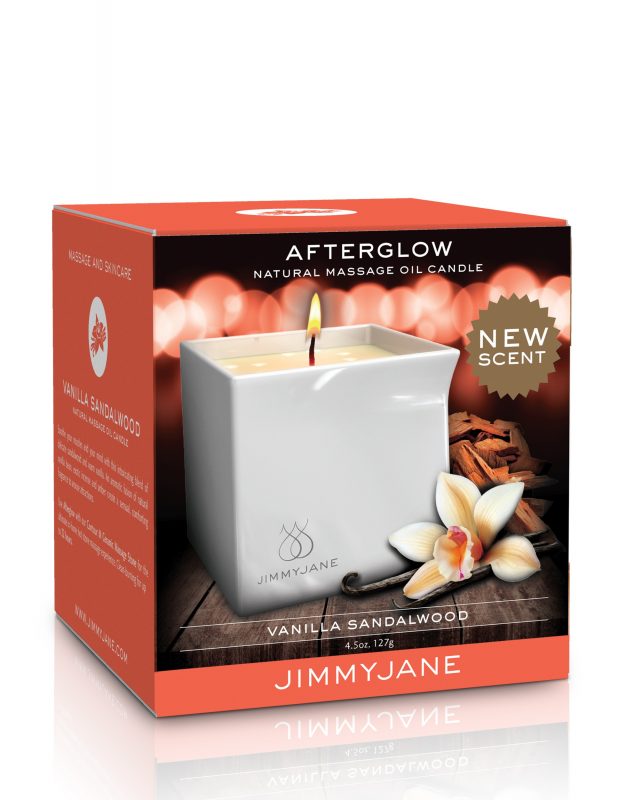 Vela Afterglow Massage Candle Vanilla Sandalwood - Cake Sex Shop