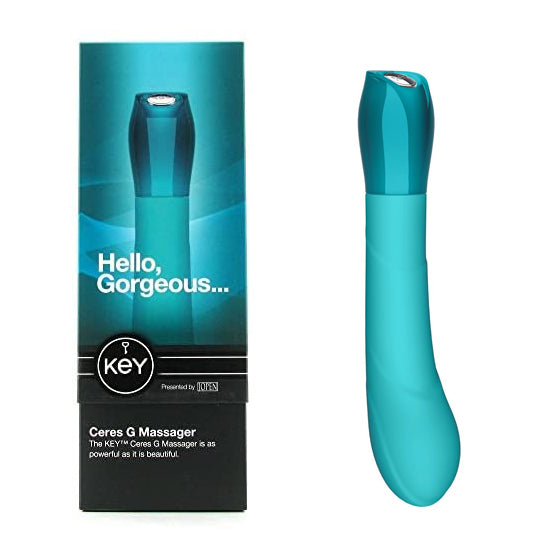 Vibrador Key Ceres G-Spot Robin Egg Blue - Cake Sex Shop